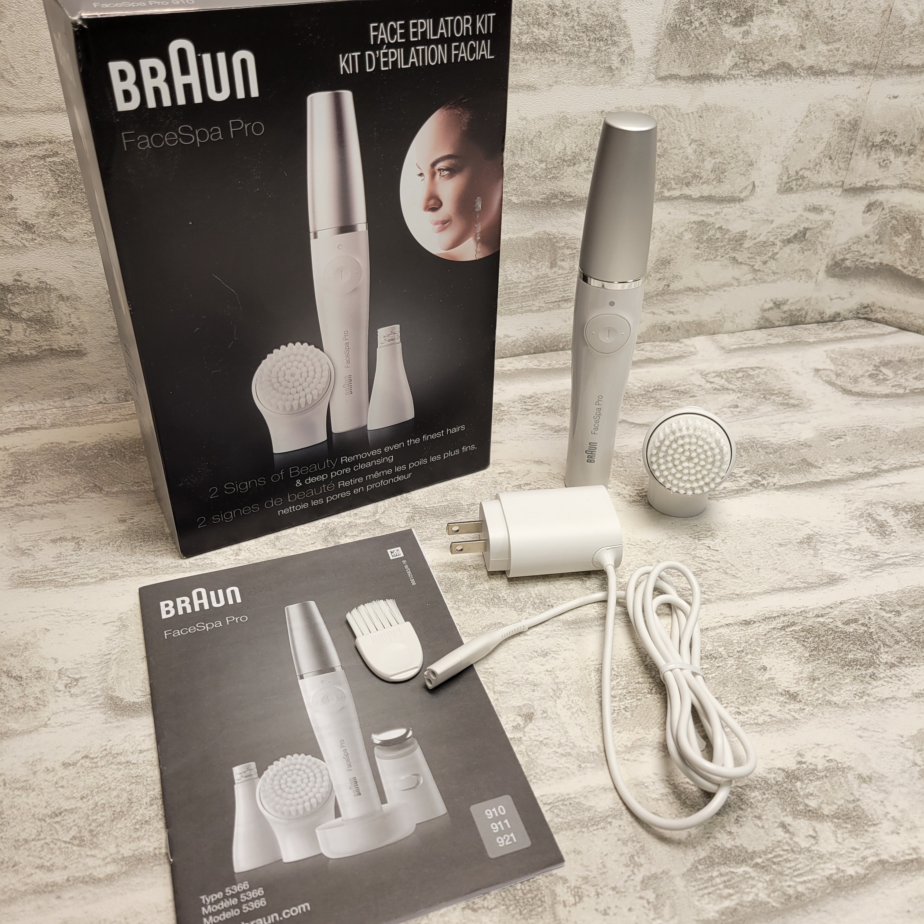 Braun Face Epilator Facespa Pro 910, Facial Hair Removal for Women (7537069261038)